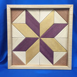 Wooden Quilt Squares - Made by Ron Bruner