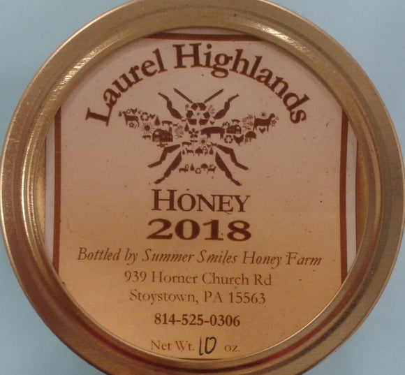 Summer Smiles Fresh Raw Honey 1/2 pints - Summer Smiles Honey Farm 