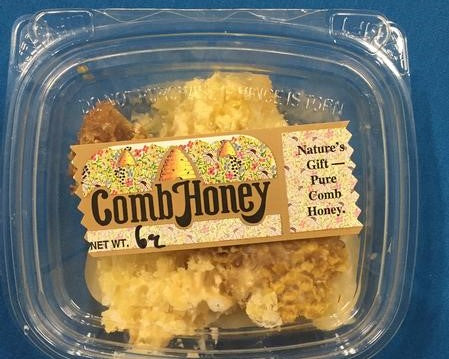 Fresh Natural Honeycomb made by Summer Smiles Honey Farm