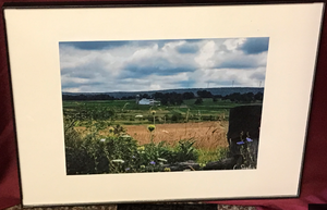Framed Photo of "Scenic view along the Walker School Road" Photographed by Carol Saylor