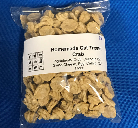 New Products!! Crab Homemade Cat Treats - TBK Luvs Homemade Fesh Pet Treats & Pet Toys