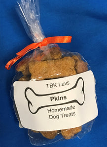 New Products!! Pkins Homemade Dog Treats- TBK Luvs Homemade Fresh Pet Treats & Pet Toys