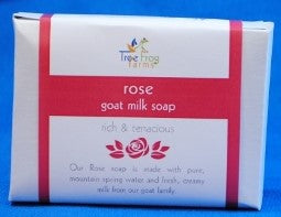Goats Milk Soaps  - Rose Scented - Tree Frog Farms